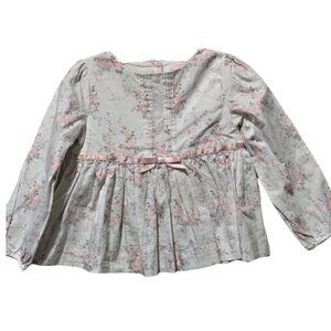 Janie & Jack Pastel Floral Pleated Top 4